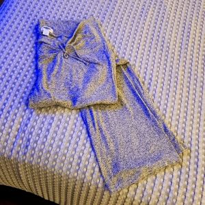 Womens Maternity Old Navy Fold over pants XL with flare leg  NWOT